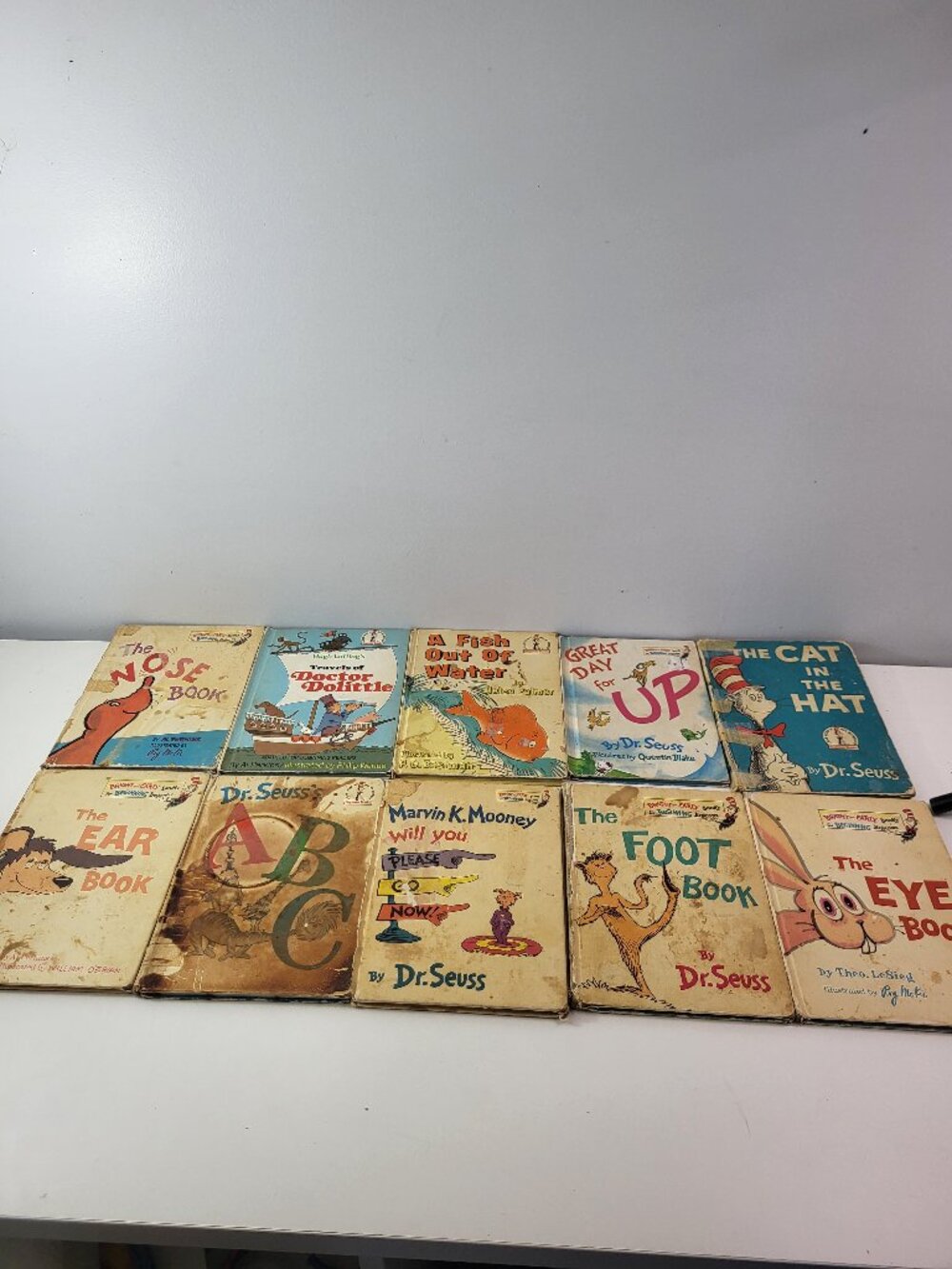 Lot of 10 Vintage Dr. Seuss & Beginner Books - Classic Hardcover Children's Book